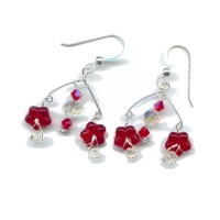 handmade beadwork - wire wrapped earrings - gallery