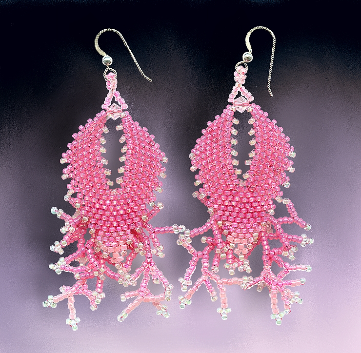 Shielded Fringe earrings