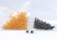 Golden elm beaded earrings kits