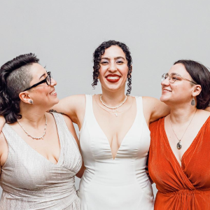 <em>The Bride, Her Sister, Their Very Best Friend, </em>©2022, Patricia C Vener