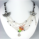 hand made fine art necklace Balance of Chaos and Harmony  2011, Patricia C Vener
