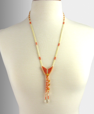 hand made fine art necklace pendant, Resilience  Patricia C Vener