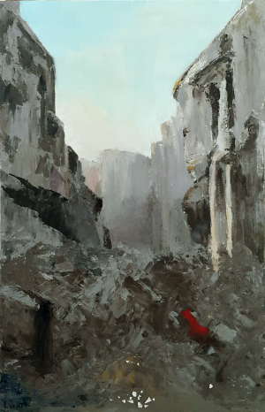 Cropped Shards of Shattered Dreams, 2019, Patricia C Vener