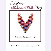 hand made one of a kind fringe earrings 2012, Patricia C Vener